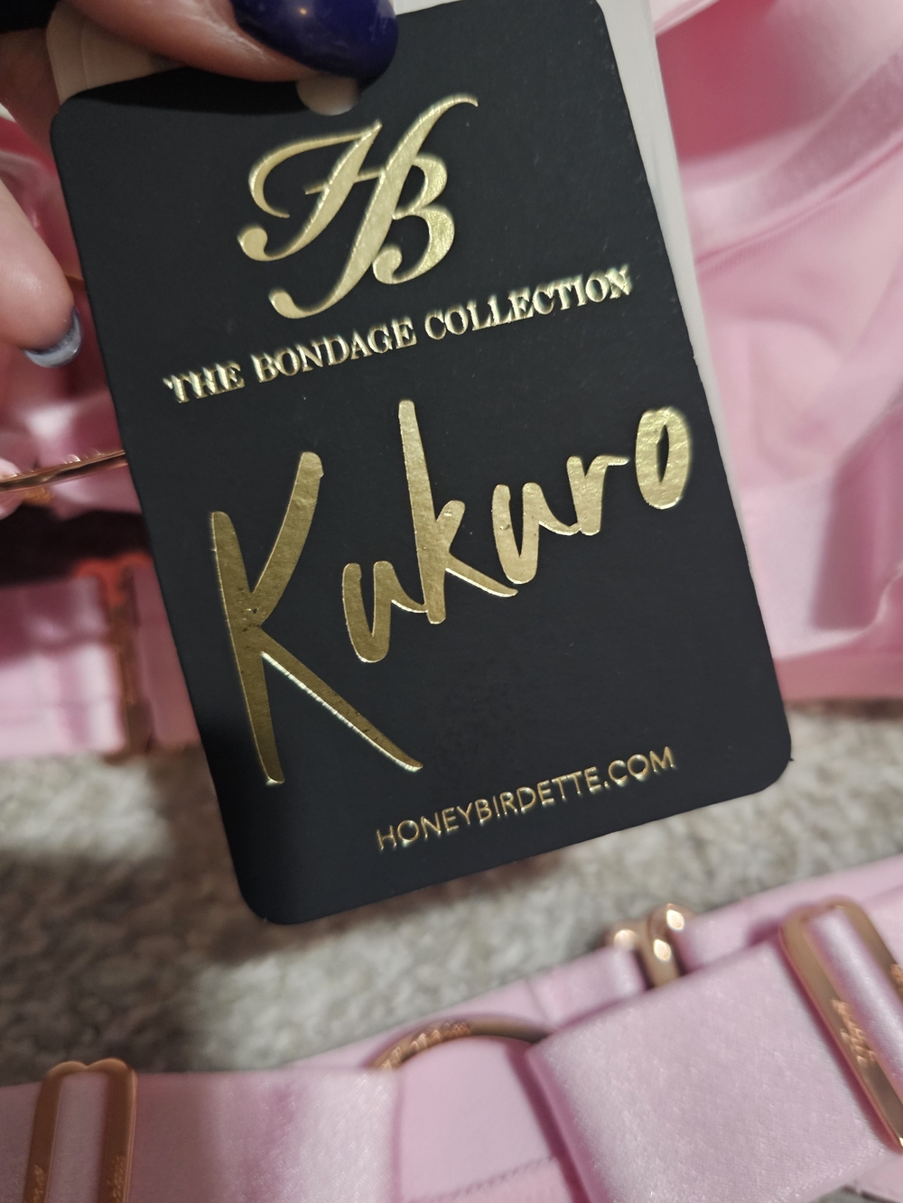 Honey Birdette Blush Kukuro  Set 36DD - Picture 3 of 9